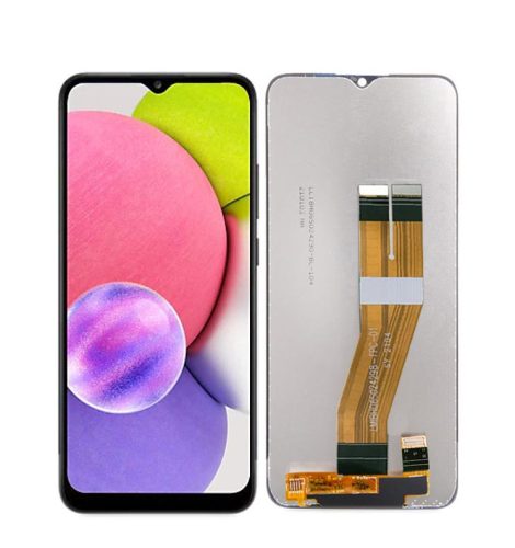 Samsung Galaxy A03 fekete LCD + érintőpanel, SM-A035G