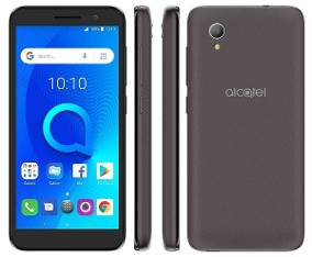 Alcatel 1 DS 5033D 4G (1GB / 8GB) fekete (Volcano black) mobiltelefon