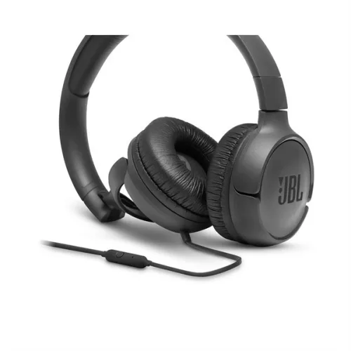 JBL Tune 500 vezetékes fejhallgató, fekete