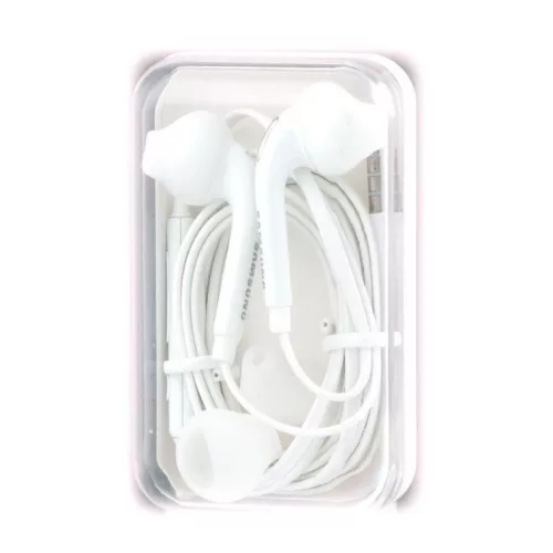 Samsung stereo vezetékes fülhallgató jack csatlakozóval, gyári, hangerőszabályzós, fehér, EO-EG920BW (CSOMAGOLÁS NÉLKÜLI)