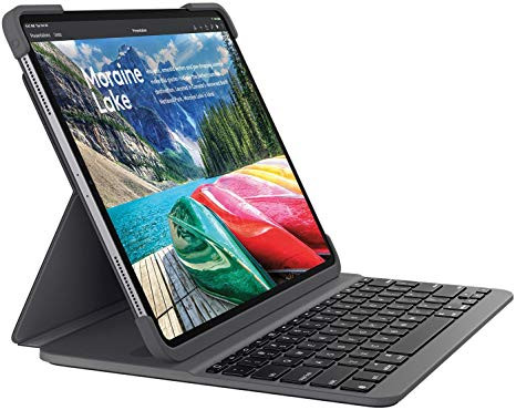 Logitech iPad Pro 11" fekete könyvtok billentyűzettel (olasz kiosztású)