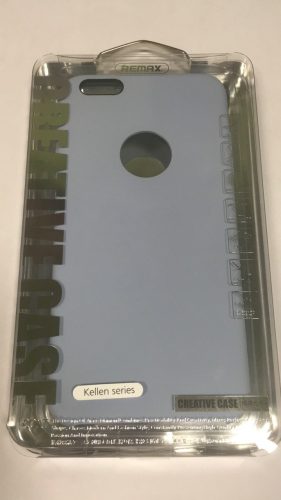 iPhone 6 / 6S (4,7") szilikon tok, hátlap tok, kék, matt, Remax RM-1613