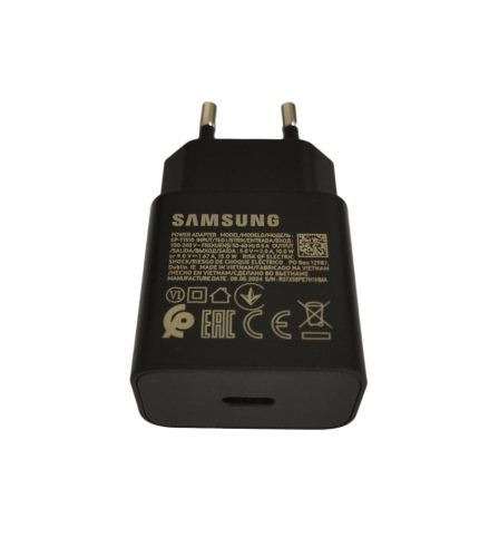 Samsung hálózati Type-C gyors töltőfej, 15W, fekete, EP-T1510EBE