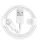 Apple iPhone 8pin adatkábel, gyári, 1M, fehér, MUQW3 (CSOMAGOLÁS NÉLKÜLI)
