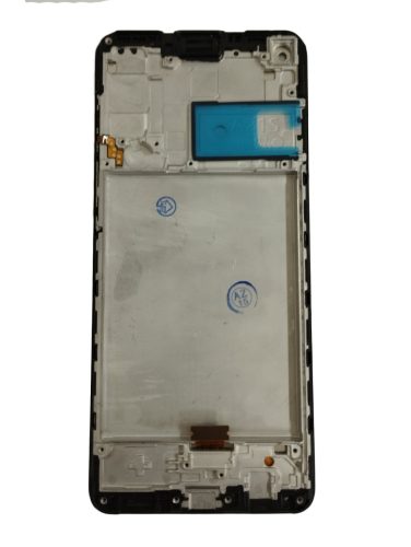 Samsung Galaxy A21s LCD + érintőpanel kerettel, fekete, SM-A217