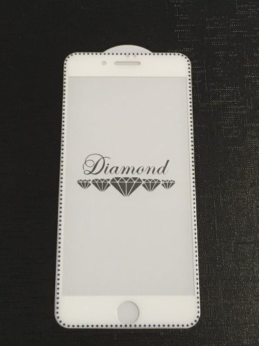 Diamond iPhone 7 Plus / 8 Plus (5,5") fehér-kék 3D előlapi üvegfólia