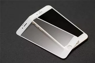 Matte iPhone 8 (4,7") fehér matt 5D előlapi üvegfólia (kékfény szűrős)