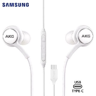 Samsung N975 Galaxy Note 10  EO-IG955 AKG fehér gyári headset Type-C csatlakozóval