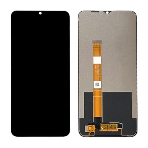 Realme C21Y / C25Y fekete LCD+érintőpanel