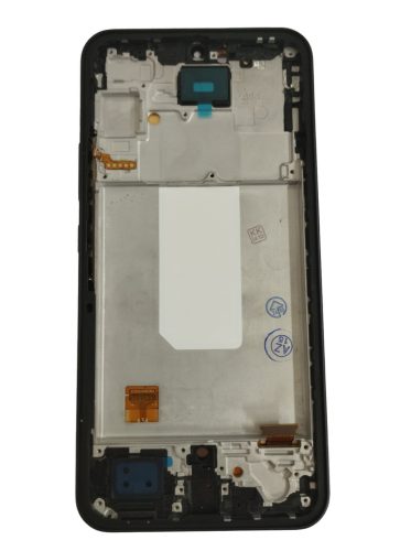 Samsung Galaxy A34 LCD + érintőpanel kerettel, OLED, fekete, SM-A346