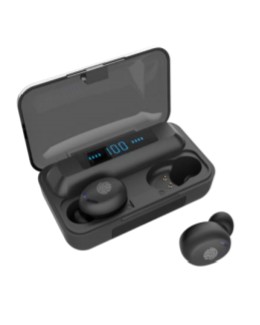 S10 stereo bluetooth headset vezeték nélküli töltőtokkal kijelzővel