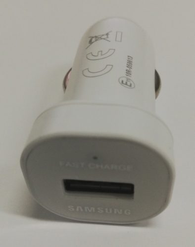 Samsung EP-LN930 2A fehér gyári szivartöltőfej S8 gyors töltő 9V 2A