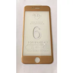   iPhone 6 6S (4,7") arany 3D-s (ívelt) előlapi üvegfólia