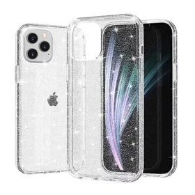   Samsung Galaxy A13 5G/ A04s szilikon tok, hátlap tok, TPU tok, átlátszó, ezüst csillámos, SM-A136,SM-A047 Crystal Glitter