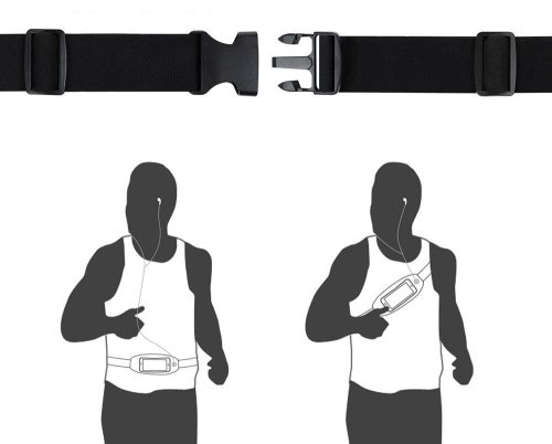 Futó tok, derékra helyezhető, 5.5", kék