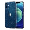 Xiaomi Redmi Note 10 / Note 10S szilikon tok, hátlap tok, TPU tok, átlátszó, ezüst csillámos, Crystal Glitter