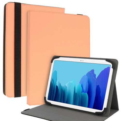 Univerzális 10" tablet könyvtok, narancssárga, Wonder Soft