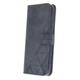   iPhone 14 Plus (6,7") telefon tok, könyvtok, oldalra nyíló tok, mágnesesen záródó, fekete, Smart Trendy Porto