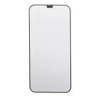 iPhone 14 Pro Max (6,7") előlapi üvegfólia, 9H, edzett, fekete keret, betekintés védelem, Full Glue, Privacy