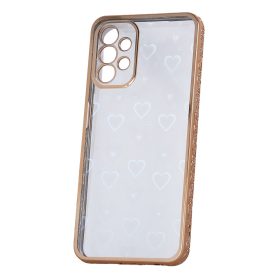   iPhone 12 (6.1") szilikon tok, hátlap tok, TPU / PC tok, arany, Blink 2in1