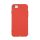 Samsung Galaxy A54 szilikon tok, hátlap tok, velúr belső, piros, matt, SM-A546, Silicone Case