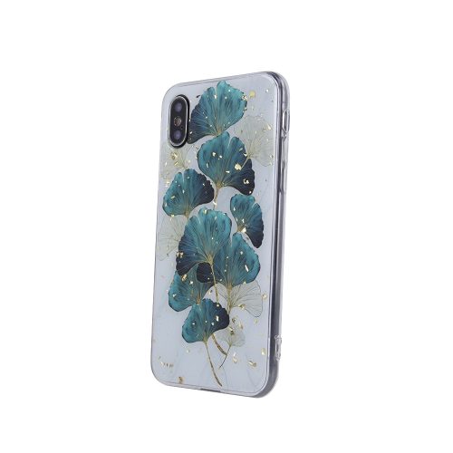 Xiaomi Redmi A1 / A1 Plus / A2 / Poco C50 hátlap tok, TPU tok, Gold Glam Leaves