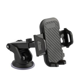   Univerzális autós tartó, szélvédőre / műszerfalra helyezhető, 360° fordítható, teleszkópos kar, fekete, Setty US-T1