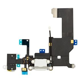   iPhone 5 5G fehér töltéscsatlakozó jack csatlakozóval + flexkábellel