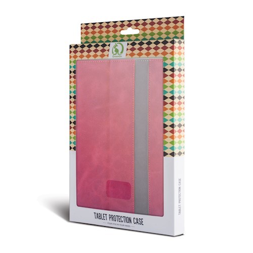 Univerzális tablet könyvtok, 9"-10", rózsaszín, Fantasia