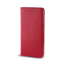   Sony Xperia Z5 Compact telefon tok, könyvtok, oldalra nyíló tok, mágnesesen záródó, D5803, piros, Smart Magnet
