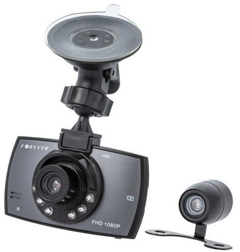 Menetrögzítő autós kamera , fekete, Forever VR-200