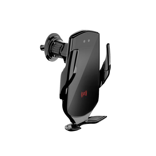 Univerzális autós tartó wireless töltővel, szellőzőnyílásra helyezhető, automata, 15W, fekete, Maxlife MXCH-08