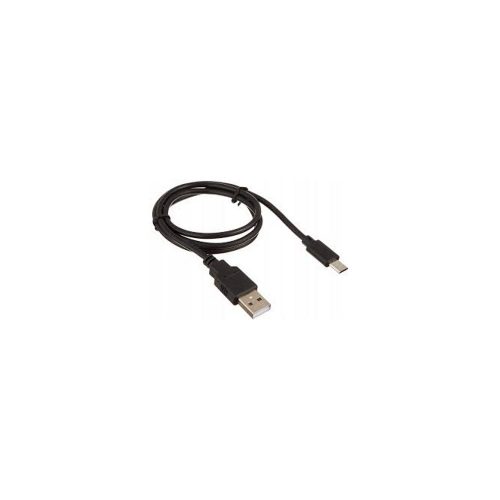 USB-A - micro USB adatkábel hosszított csatlakozóval, fekete, 1m, MyPhone