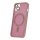 iPhone 15 Plus (6.7") hátlap tok, TPU tok, kamera védelem, csillámos, pink, Glitter Chrome Mag