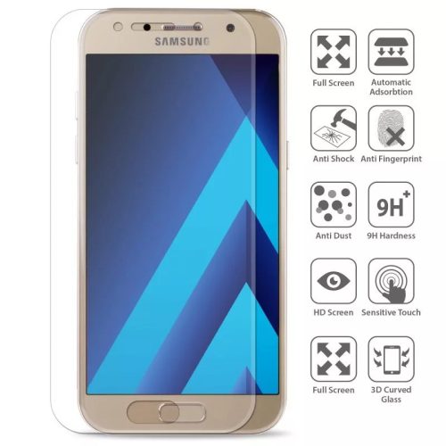 Sony Xperia X2 előlapi üvegfólia, 3D, hajlított, Forever 