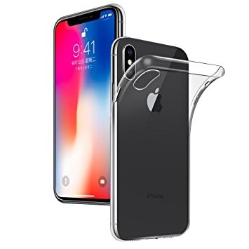 iPhone X / XS (5,8") ultra vékony 0.3mm átlátszó szilikon tok