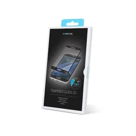   Samsung Galaxy A3 2017 előlapi üvegfólia, 3D, hajlított, fehér, SM-A320, Forever 
