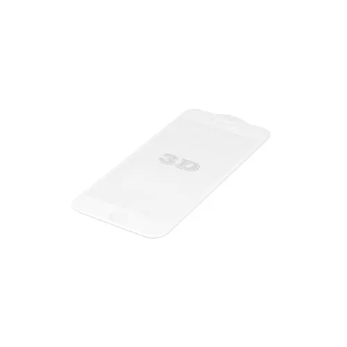 Samsung Galaxy A3 2017 előlapi üvegfólia, 3D, hajlított, fehér, SM-A320, Forever 