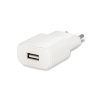 Univerzális hálózati töltőfej, 1xUSB csatlakozó, fehér, 10W/2A, Forever TC-01