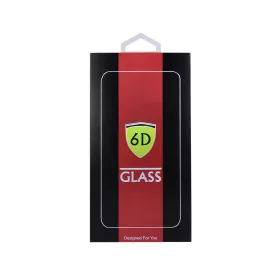   Samsung Galaxy S24 Plus előlapi üvegfólia, fekete, hajlított, 0.4mm, 9H, full glue, SM-S926, 6D 
