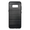 Samsung Galaxy S8 szilikon tok, fekete, SM-G950, Carbon fiber