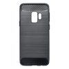 Carbon Fiber Samsung G960 Galaxy S9 fekete szilikon tok