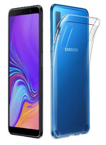 Samsung A750 Galaxy A7 2018 ultra vékony 0,3mm átlátszó szilikon tok