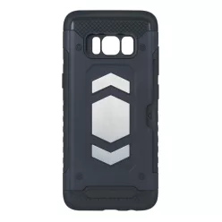   Samsung Galaxy J6 Plus ütésálló hátlap tok, mágneses, fekete, SM-J610, Defender Magnetic