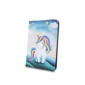   Univerzális tablet könyvtok, mintás, 9"-10", Unicorn