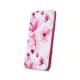 iPhone XS Max (6,5") telefon tok, könyvtok, oldalra nyíló tok, mágnesesen záródó, virág mintás, Smart Trendy Pink Flowers
