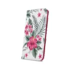 iPhone XS Max (6,5") telefon tok, könyvtok, oldalra nyíló tok, mágnesesen záródó, virág mintás, Smart Trendy Exotic Flower