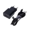 Hálózati töltőfej + micro USB adatkábel, 10W / 2.1A, fekete, Maxlife MXTC-01