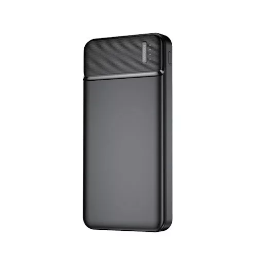 Power Bank, 2xUSB / 1xType-C / micro USB, 10000 mAh, 2.4A, fekete, Maxlife MXPB-01