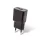 Hálózati gyors töltőfej, 1x USB, 2.4A / 12W, fekete, Setty
